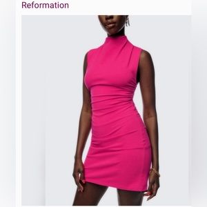 Reformation Alden Mini Dress Size L - NEVER WORN